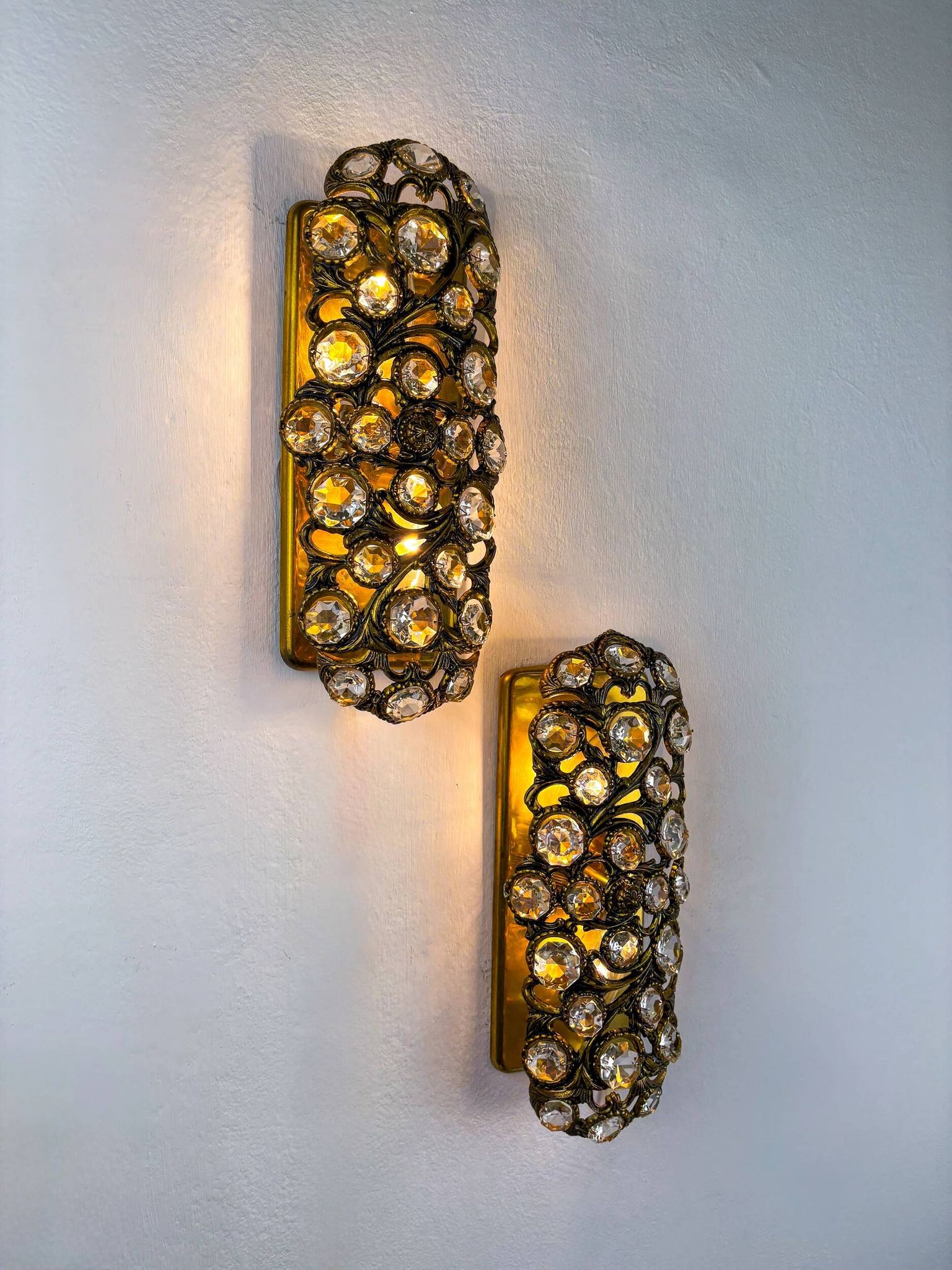 Pair of Palwa sconces by Ernest Palm, 1960s, Spain