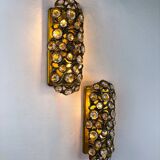 Pair of Palwa sconces by Ernest Palm, 1960s, Spain
