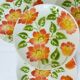 4 dessert plates Moulin des Loups Orchies model Ontario 210679