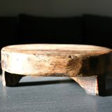 Brutalist cutting board, wooden decoration