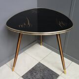 Black and Gold glass table 1960s