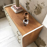 White vintage chest of drawers