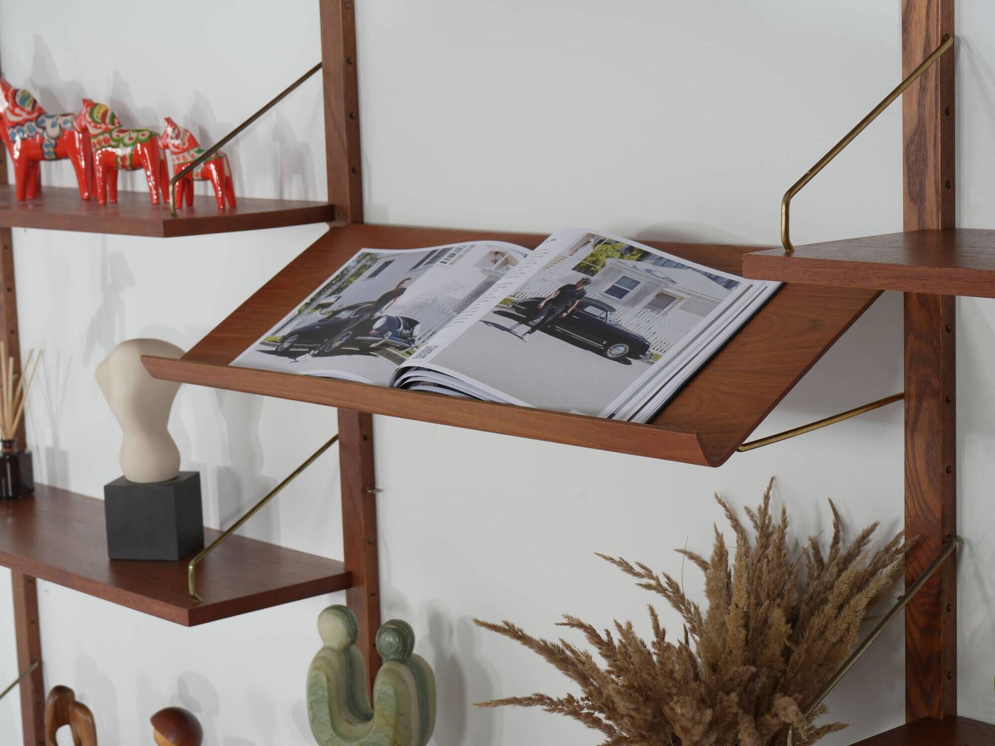 Cado Modular Shelving, Poul Cadovius, Teak Veneer, Danish, 1970s