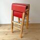 1 of 2 vintage ikea salve bar stools: birch plywood, ehlen johansson