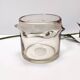 Amber Murano Glass Vase with Bugne Ascribable to Ercole Barovier, Italy