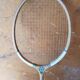 Pair old badminton racket Lily wood