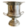Silver-plated metal champagne bucket ice bucket