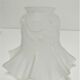 Art Deco wall lamp bronze silver patina and frosted glass