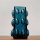 Bubble glass vase from the mid-century Scandinavian space age by Wilhelm Braun-Feldweg for Hirschberg, 1960s.