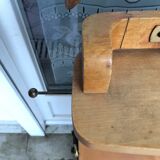 Old wooden night valet