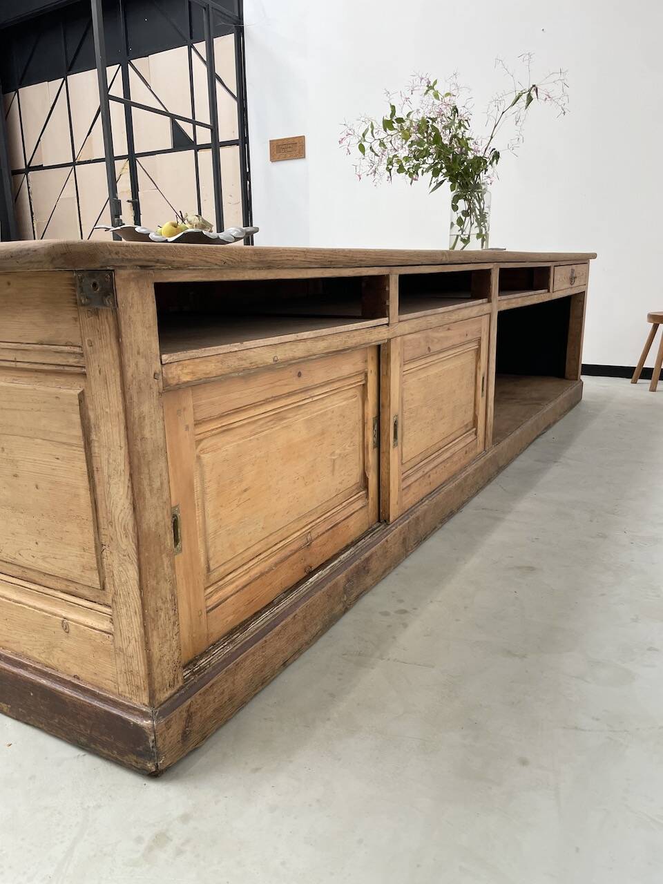 XXL oak and pine counter 350cm