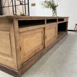 Comptoir chêne et pin XXL 350cm