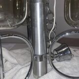 Chrome pendant light 1970 Delmas