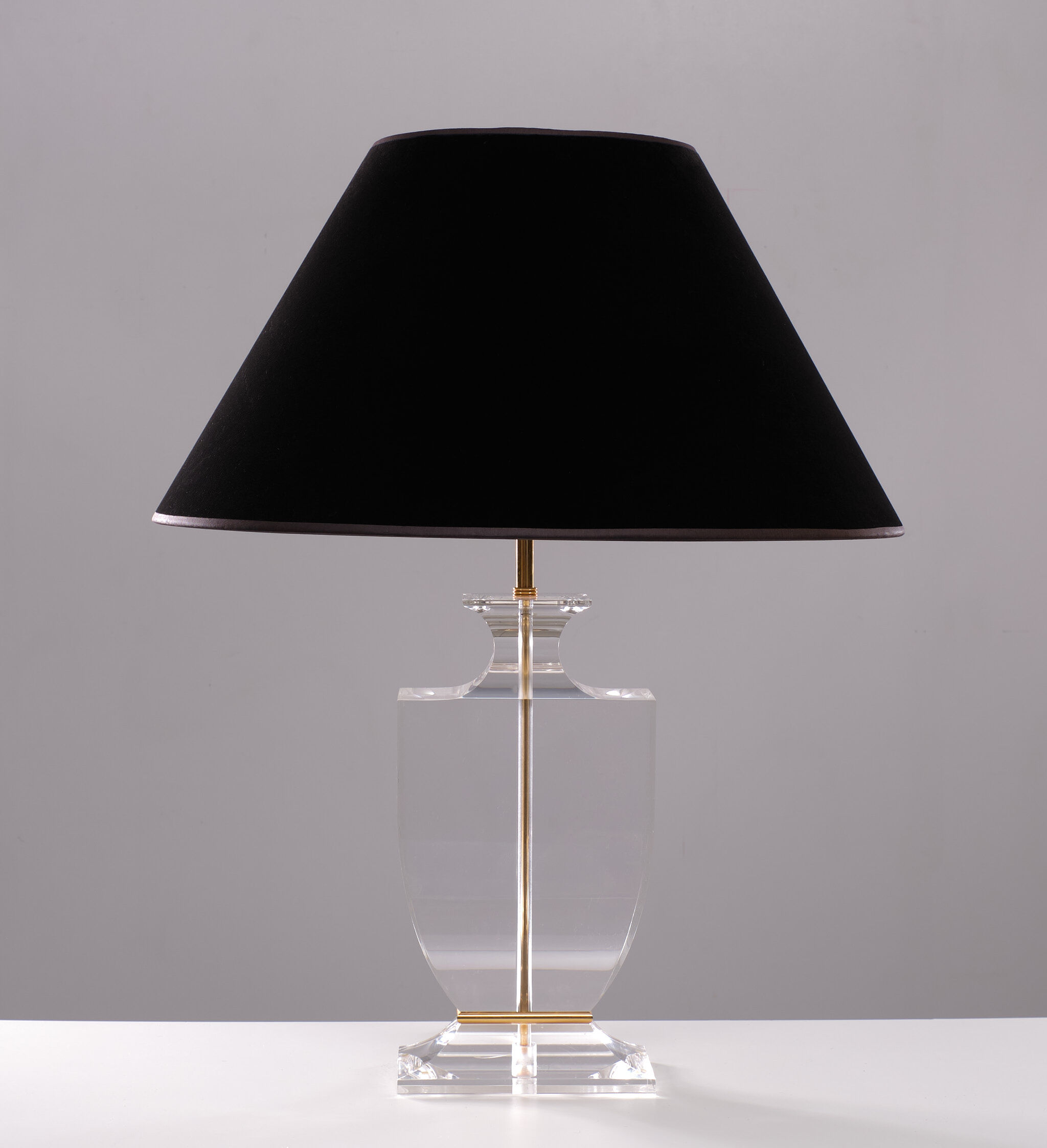 Regency Lucite Table Lamp, 1970s, France