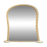 Large C19th Painted Overmantle Mirror
