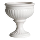Off-white ceramic footed bowl