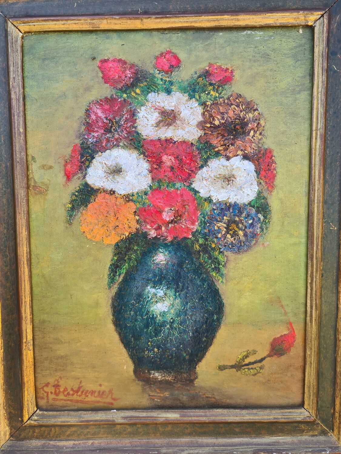 Painting still life painting on canvas