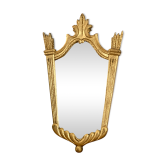 Miroir doré 35x20cm