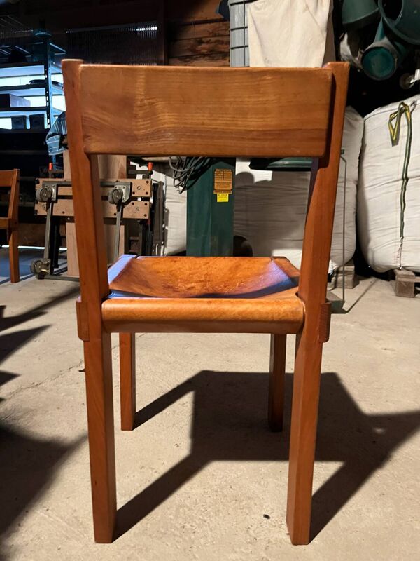 1 lot de 6 chaises par Pierre Chapo