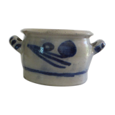 Old pot in reeds