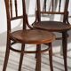 Antique Viennese-style chairs (circa 1920). Set of 4, no. 4