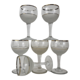 Set of 6 glasses wine balloon (granite glass)