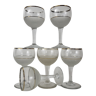 Set of 6 glasses wine balloon (granite glass)