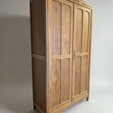 Parisian-style pine wardrobe, renovated