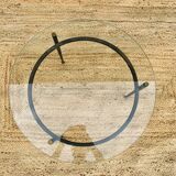 Vintage coffee table by Roger Le Bihan