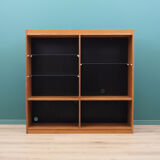 Oak bookcase, Danish design, 1970s, manufactured by ÆJM Møbler