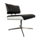 Fauteuil en cuir design , années 80/90
