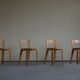 Model 65 dining chairs by Alvar Aalto for Artek, 1950