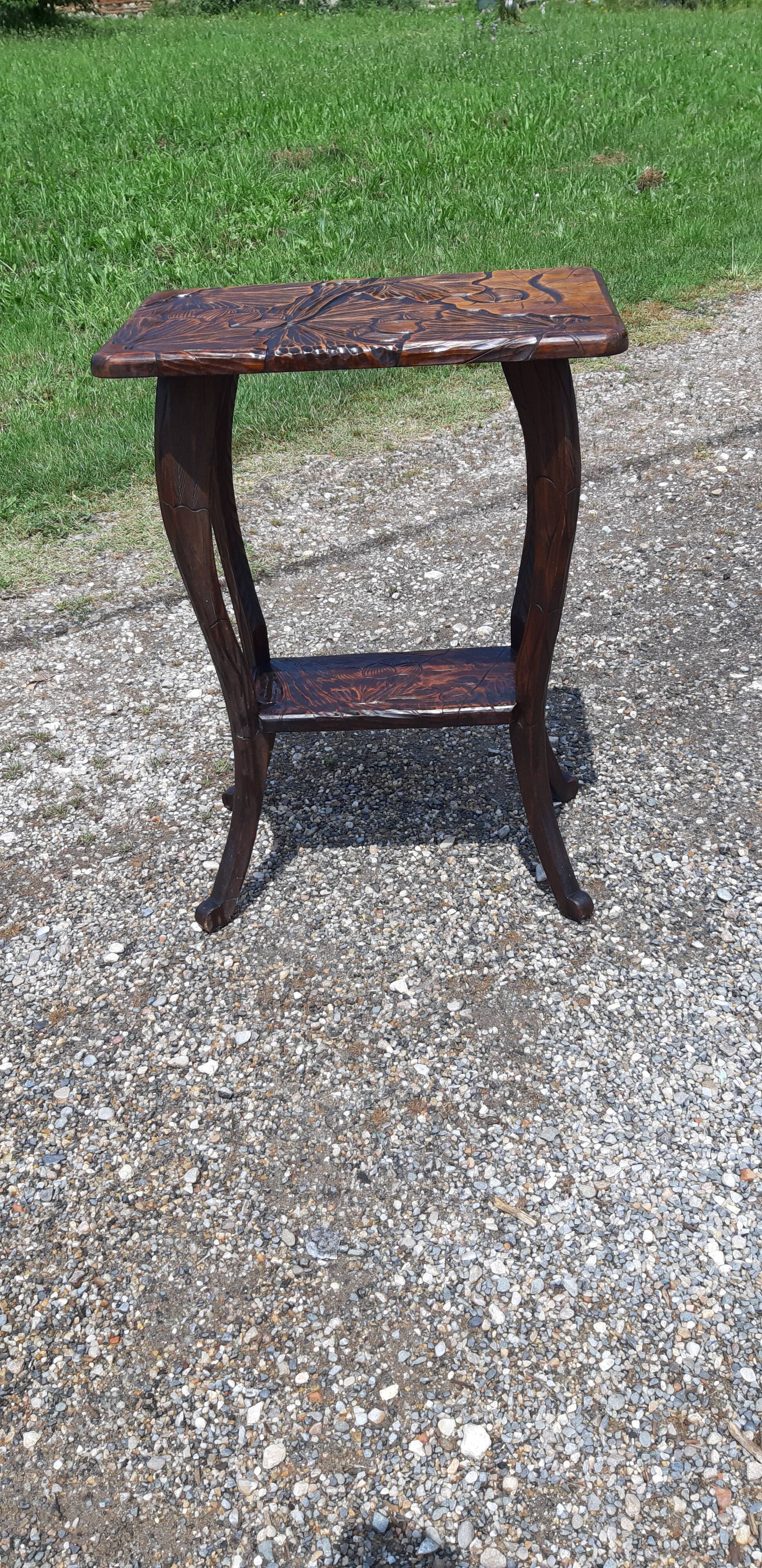 Art Nouveau Wood Tablet