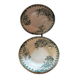 6 Terre de Fer soup plates