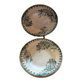 6 Terre de Fer soup plates
