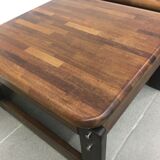 Ensemble de 2 tables d'appoint brésiliennes Percival Lafel du milieu du siècle, années 1970