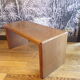 1960 minimalist oak bench
