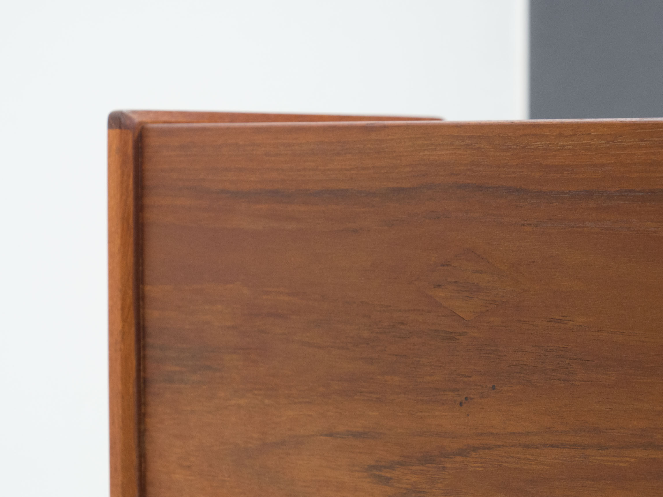 ‘model 56’ free standing teak desk by Arne Wahl Iversen for Vinde Møbelfabrik