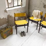 Rosewood leather chairs by Arne Vodder for Sibast