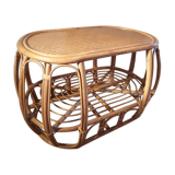 Rattan coffee table
