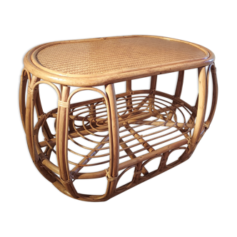 Rattan coffee table