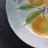 5 old dessert plates decorated with saint clement's dabbling fruit