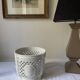 Reticulated pot cover in Italian porcelain