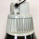 Set of 4 Industrial  Black Enamel Pendant Lamps from Elektrosvit, 1970s