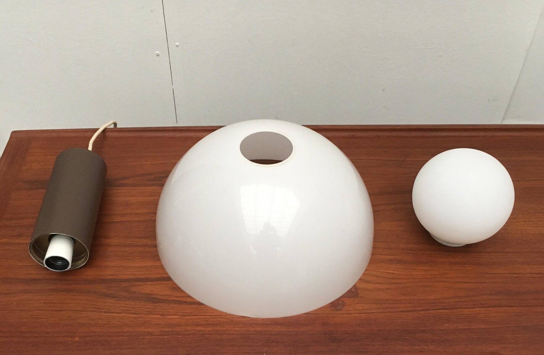 Mid-century pendant lamps by Beisl Leuchten, set of 2