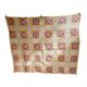 Plaid patchwork américain matelassé XIXème