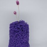 Purple curls vase