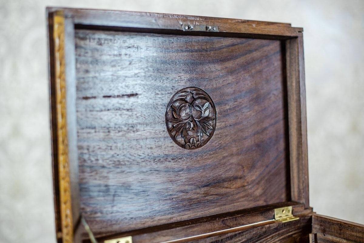 20th Century Carved Indonesian Coffret, 1930s