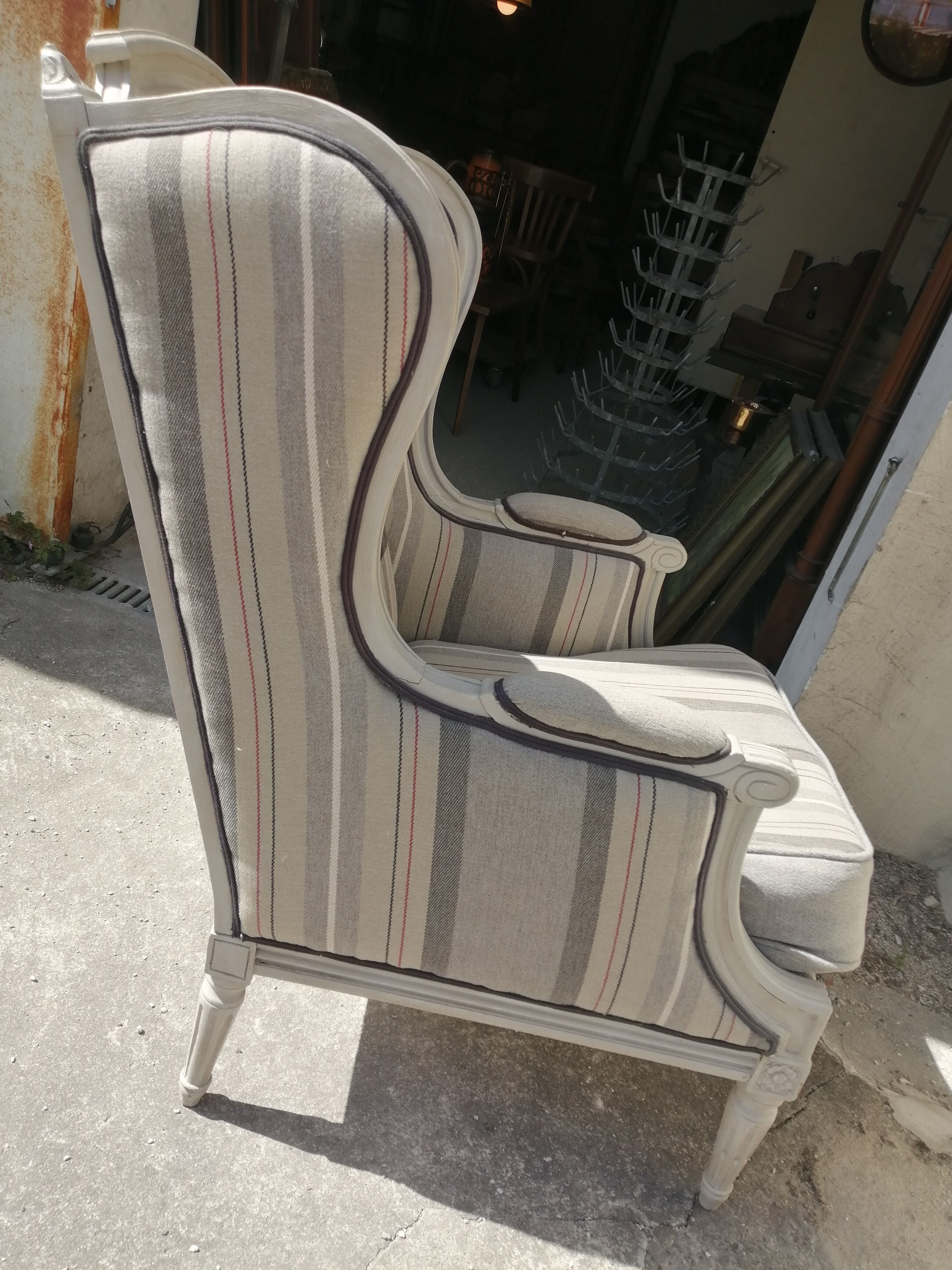 Louis XVI armchair with ears
