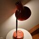 Vintage orange metal desk lamp